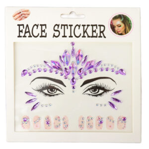 1040 - Purple face gem