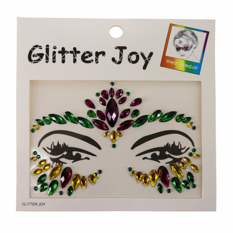 1087 - Face Jewels diamonds- Mardi gras