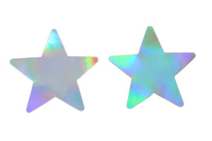 1231 - Star laser holographic pasties
