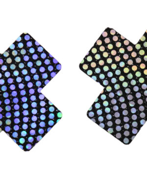 1275 - "X" laser holographic pasties