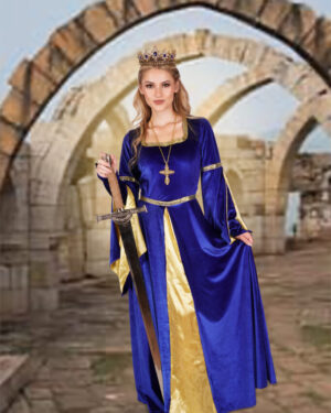 2335 - Royal renaissance gown with gold panel