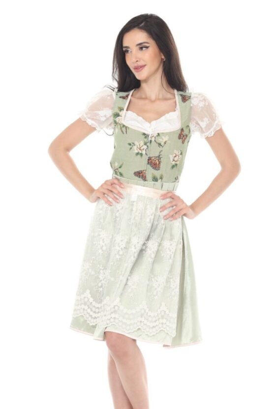2344 - Butterfly corset and lace wrap renaissance dress - Image 4