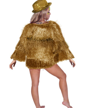 2660 - Gold 3 layer tassel coat