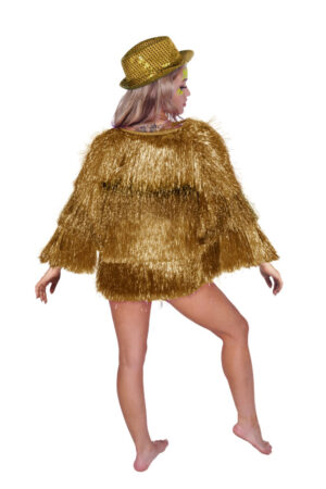 2660 - Gold 3 layer tassel coat