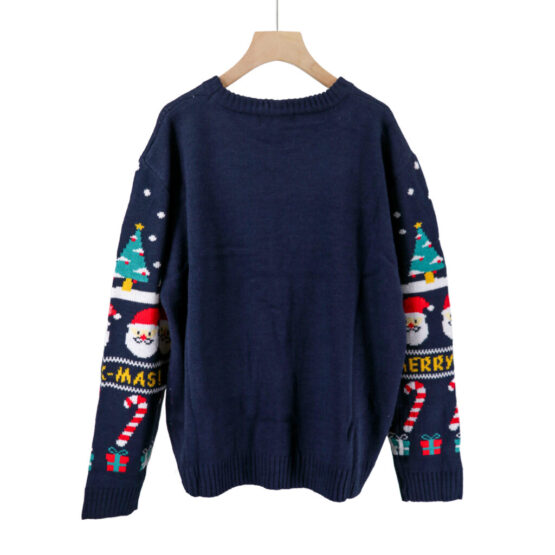 2668 - Candy cane, Christmas tree pullover vintage sweater - Image 2