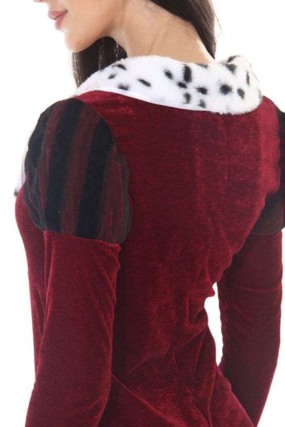 2673 - Royal queen coat with fox fur trim-2XL - Image 5