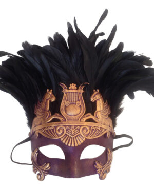 63273 - Venetian Mask w/ Feathers