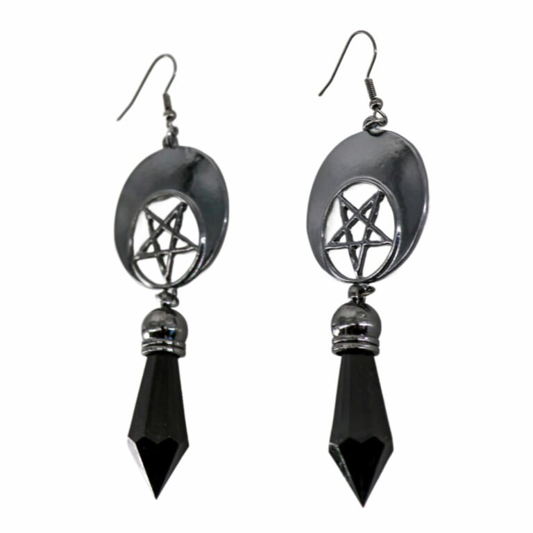 68571 - Pentagram Star Earrings - Image 2