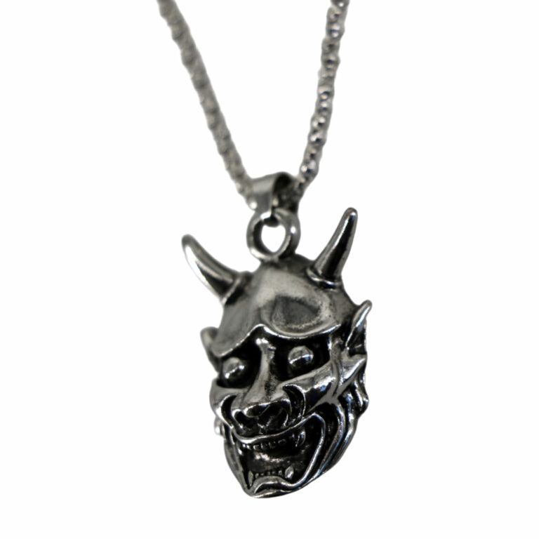 68580 - Horn devil face necklace - Image 2