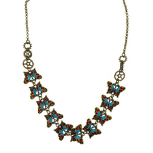 68603 - Steampunk butterfly necklace