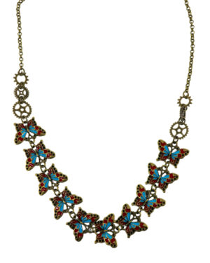 68603 - Steampunk butterfly necklace