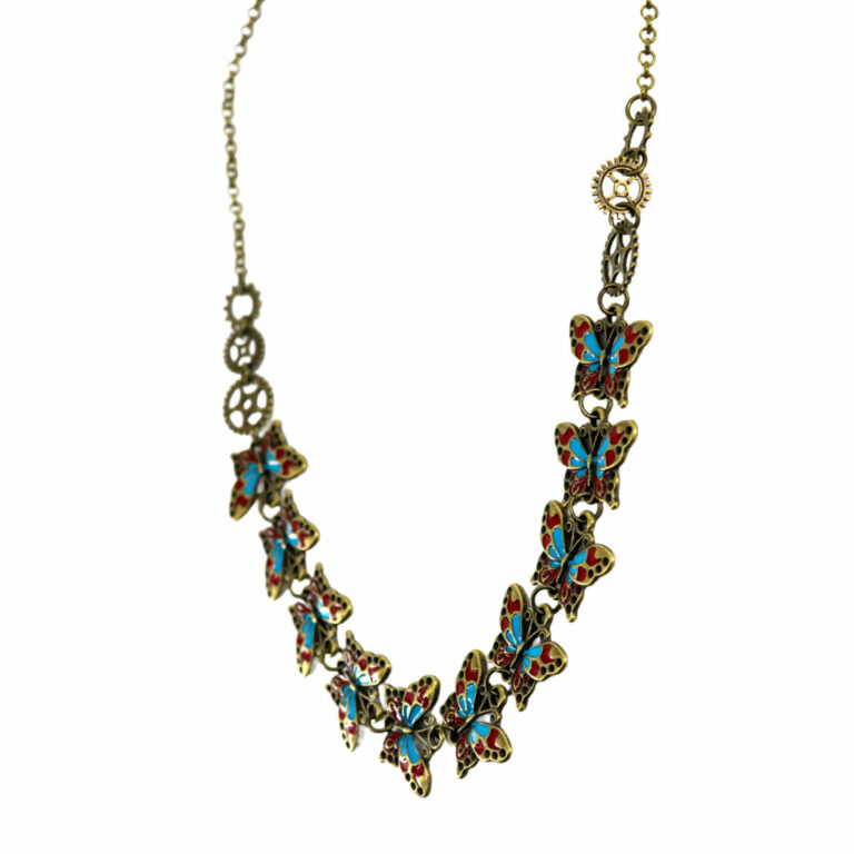 68603 - Steampunk butterfly necklace - Image 2