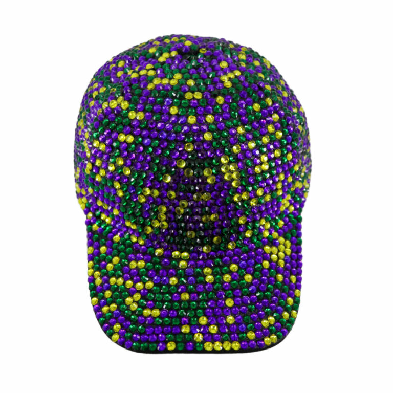 69596 - Mardi Gras Baseball Cap - Image 2
