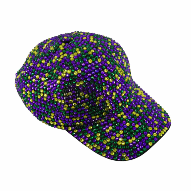 69596 - Mardi Gras Baseball Cap - Image 3