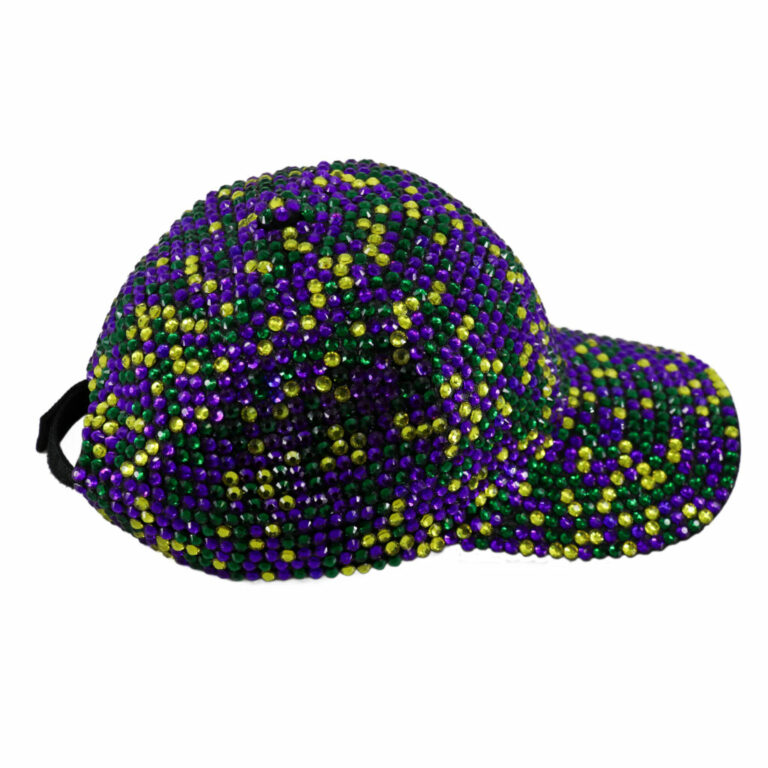 69596 - Mardi Gras Baseball Cap - Image 4