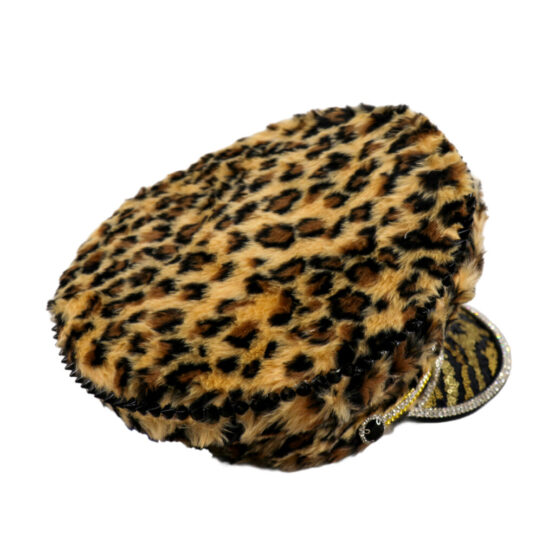 69601 - Leopard print with gemstones hat - Image 2