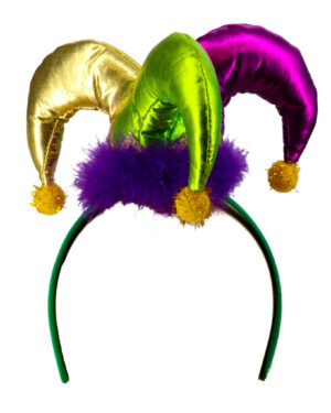 70017 - Mardi gras joker headband