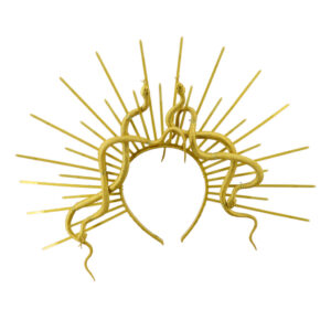 70144 - Double serpent halo headband medusa snake