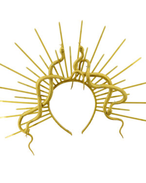70144 - Double serpent halo headband medusa snake