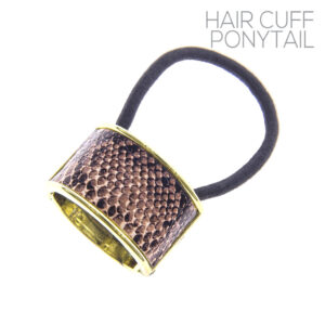 71944 - g snake skin print ponytail, aqua