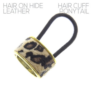 71945 - g leopard print cuff ponytail