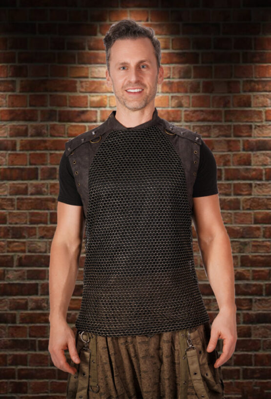 7382 - Punk See-Through Sleeveless Vest-Black
