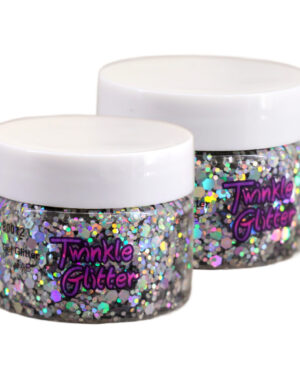 80012 - Gel glitter -  40-50g- Silver AB