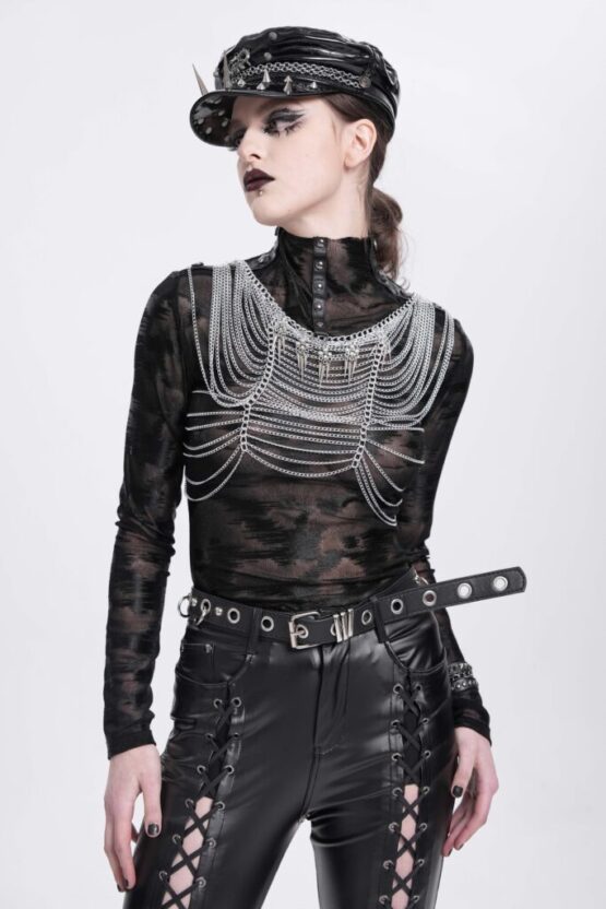 AS220 - Distressed safety pin headband - Image 10