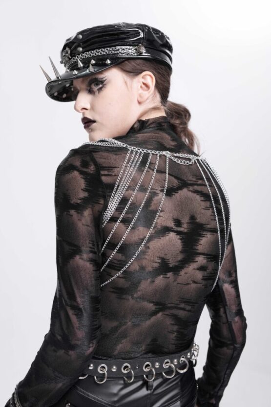 AS220 - Distressed safety pin headband - Image 2