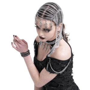 AS220 - Distressed safety pin headband