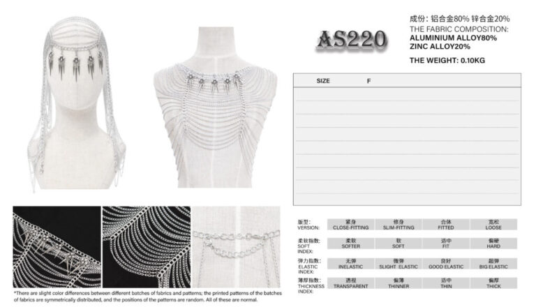 AS220 - Distressed safety pin headband - Image 13