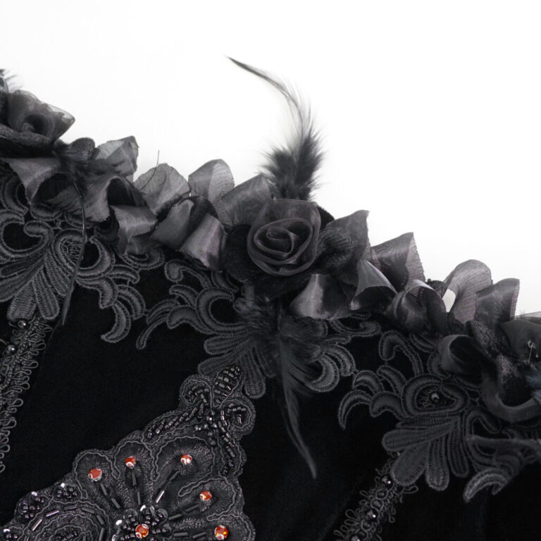 ESKT4502 - Gothic lace off shoulder dress - Image 29