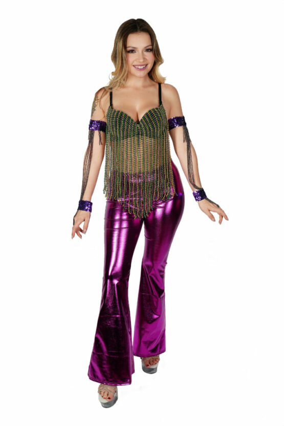 3866 - Shiny flare pants - Image 9