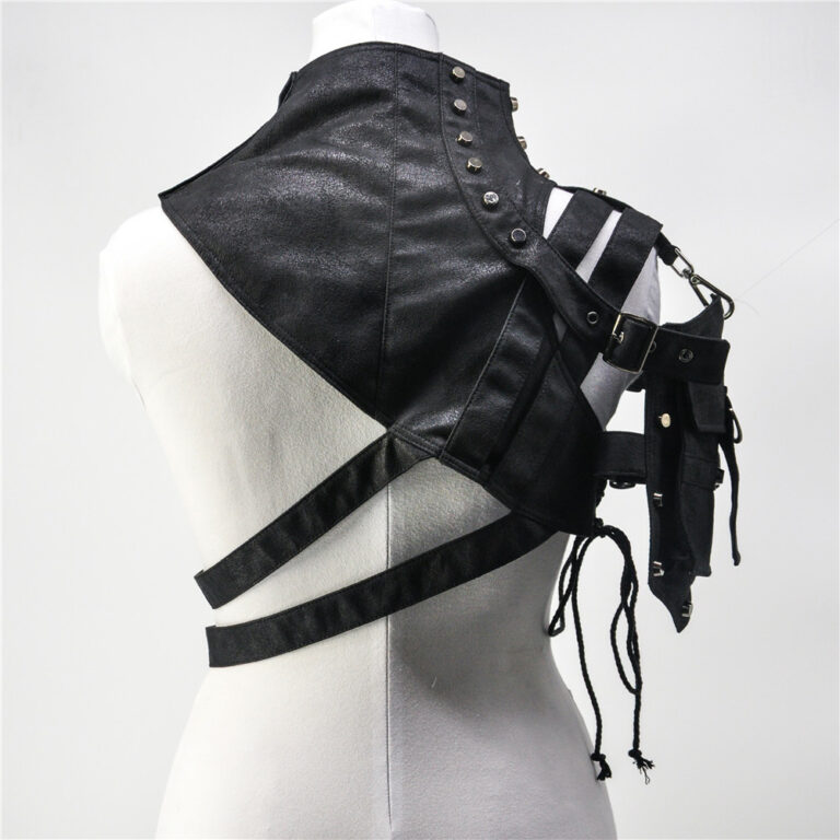 GC31765 - Gothic Black Shoulder Harness - OS - Image 5
