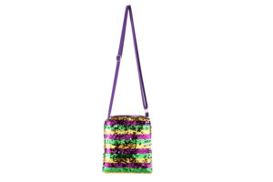 HBG104963 - Mardi-Gras Cross Body Sequin Bag