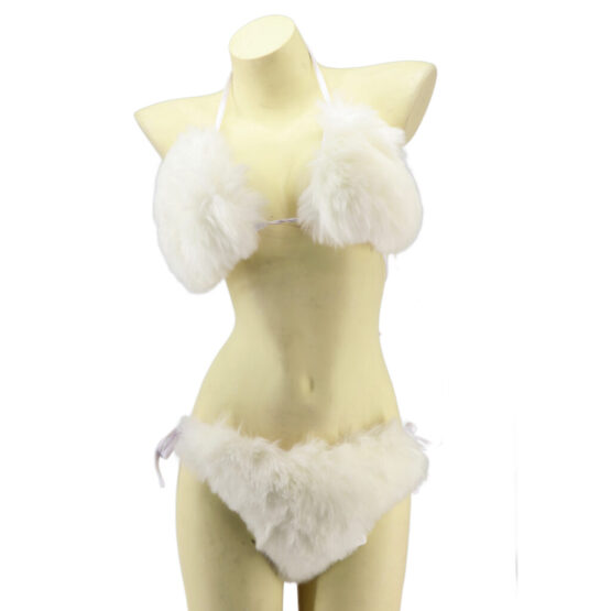LED184 - LED faux fur bikini set - Image 2
