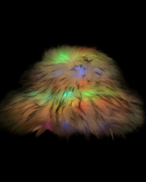 LED186 - LED faux fur bucket hat