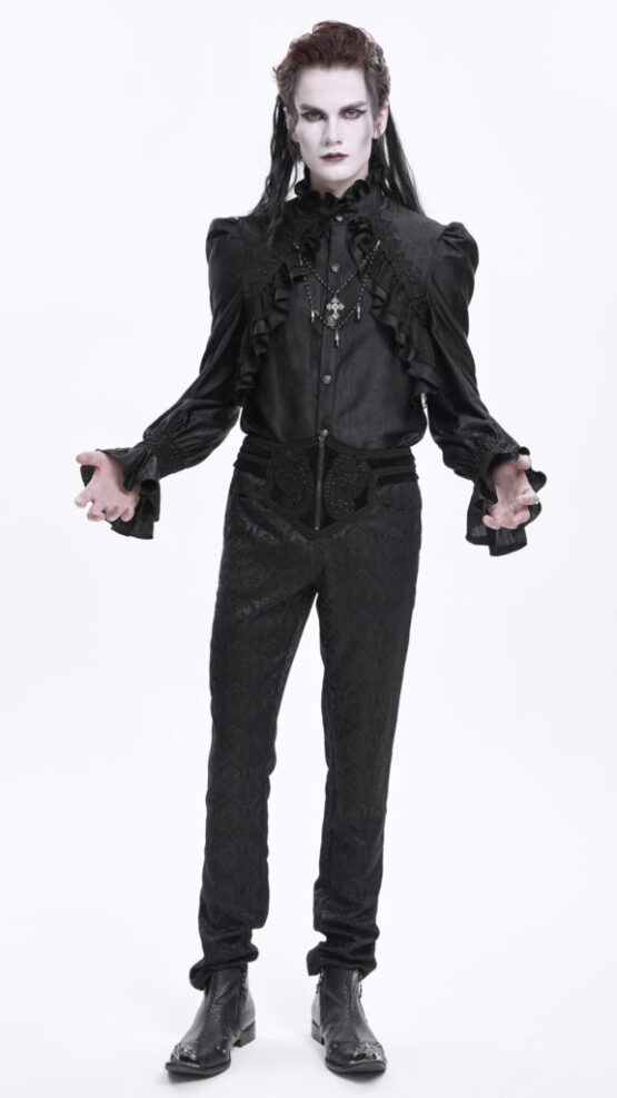 PT259 - Elegant pattern paisley pants - Image 5