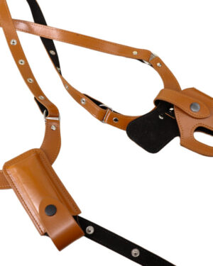RL5005 - Double shoulder holster harness, brown