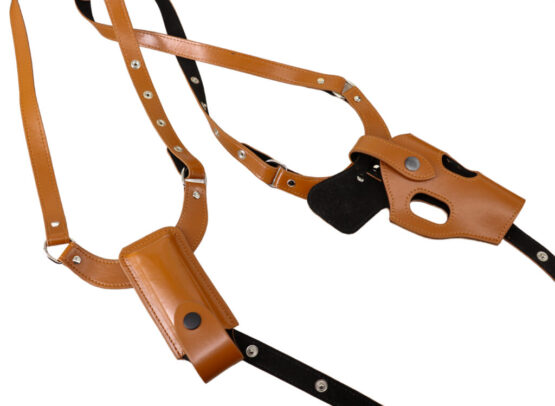 RL5005 - Double shoulder holster harness, brown