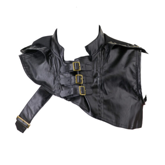 RL5006 - Hooded vest cloak-Black - Image 4