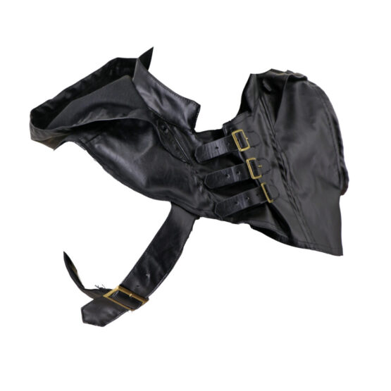 RL5006 - Hooded vest cloak-Black - Image 5