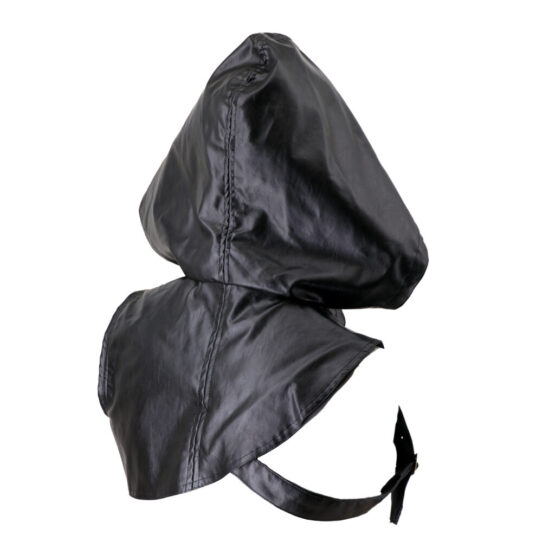 RL5006 - Hooded vest cloak-Black - Image 3