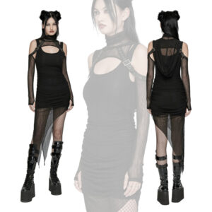 WQ768 - Wasteland hooded two-piece dress