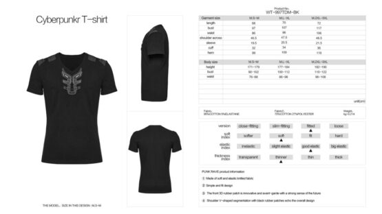 WT997 - Cyber punk T-shirt - Image 6