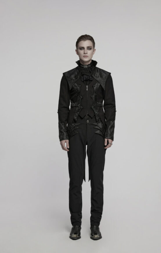 WY1789 - Textured jacquard and twill luxury tuxedo-M - Image 4