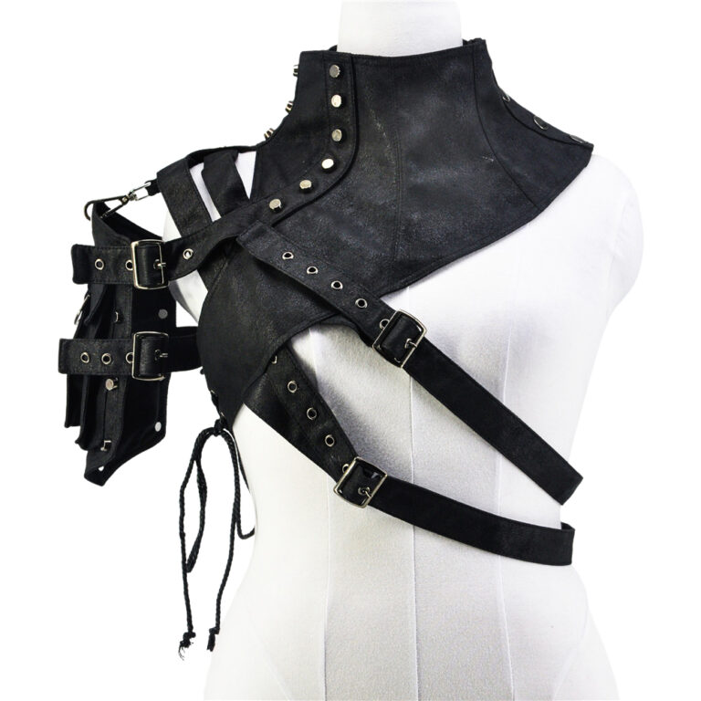 GC31765 - Gothic Black Shoulder Harness - OS - Image 4