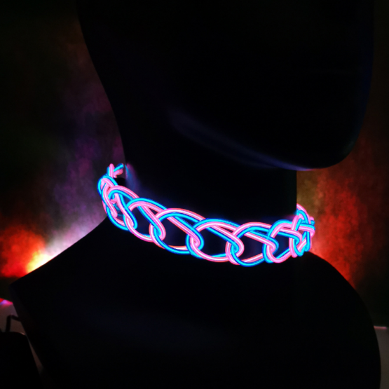 LED100 - LED Chunky Necklace - Image 6