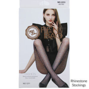 ST1211 - Nude Fishnet Pantyhose with AB stones