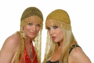 2019 - Glass Beaded Cap with Long Fringes